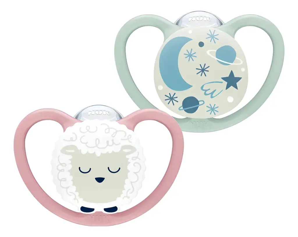 Set de 2 Chup. Space Luminoso 6-18 meses Oveja/Galaxia