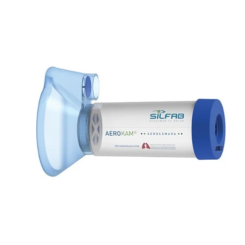 Set aerocámara SILFAB con máscara neonatal