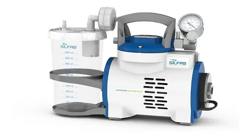 Aspirador de uso continuo 12Vcc, frasco de 1 litro, con vacuómetro