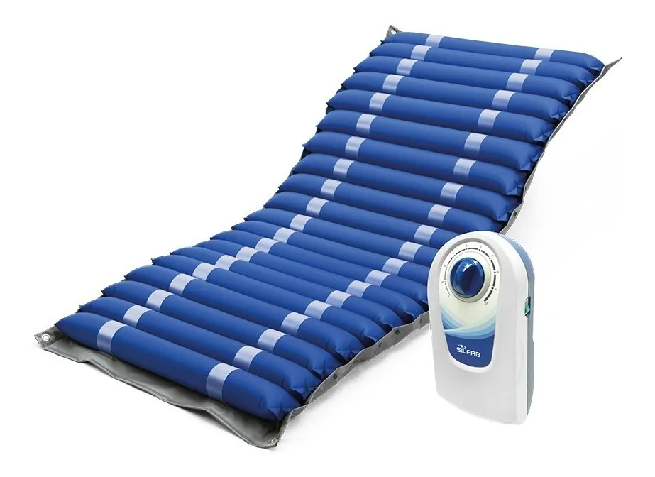 Colchón antiescaras TUBULAR, con celdas de 4", 140 Kg