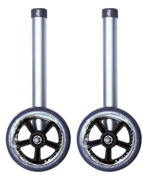 Ruedas (par) para andador de aluminio