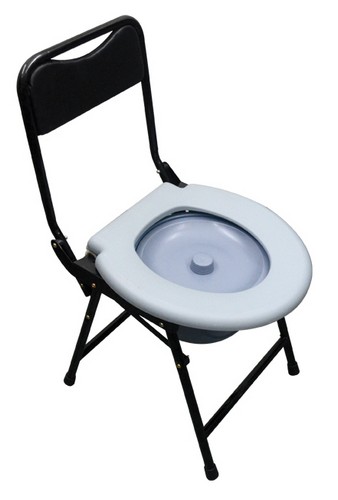 Asiento inodoro portátil pintado sin apoyabrazos