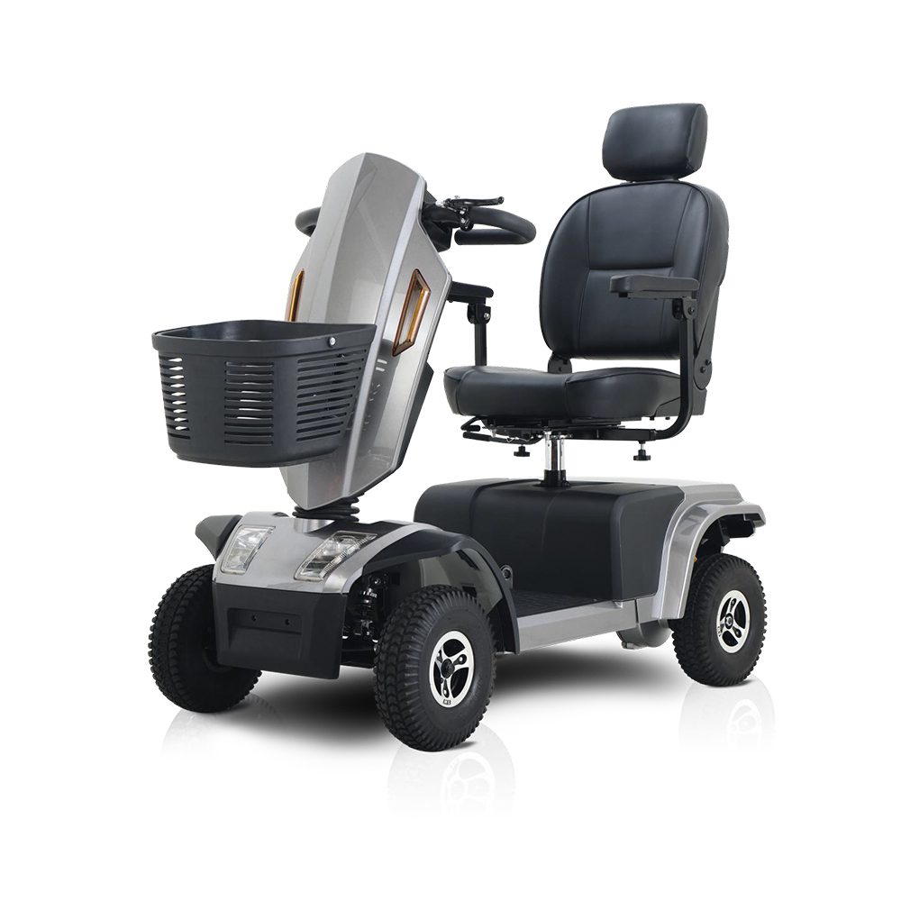 Scooter Mediano de 4 Ruedas Gris