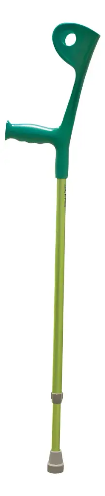 Bastón canadiense abierto Verde (par)