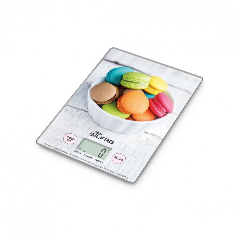 Balanza digital de cocina Ultra Slim Macaroon