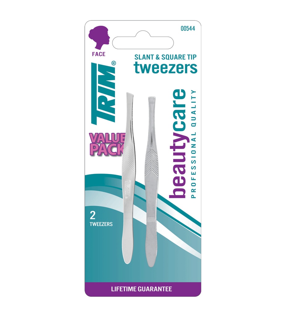 Pinzas dep. recta + oblicua niquelada TRIM