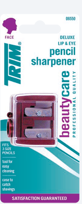 Sacapuntas para maquillaje doble deluxe TRIM