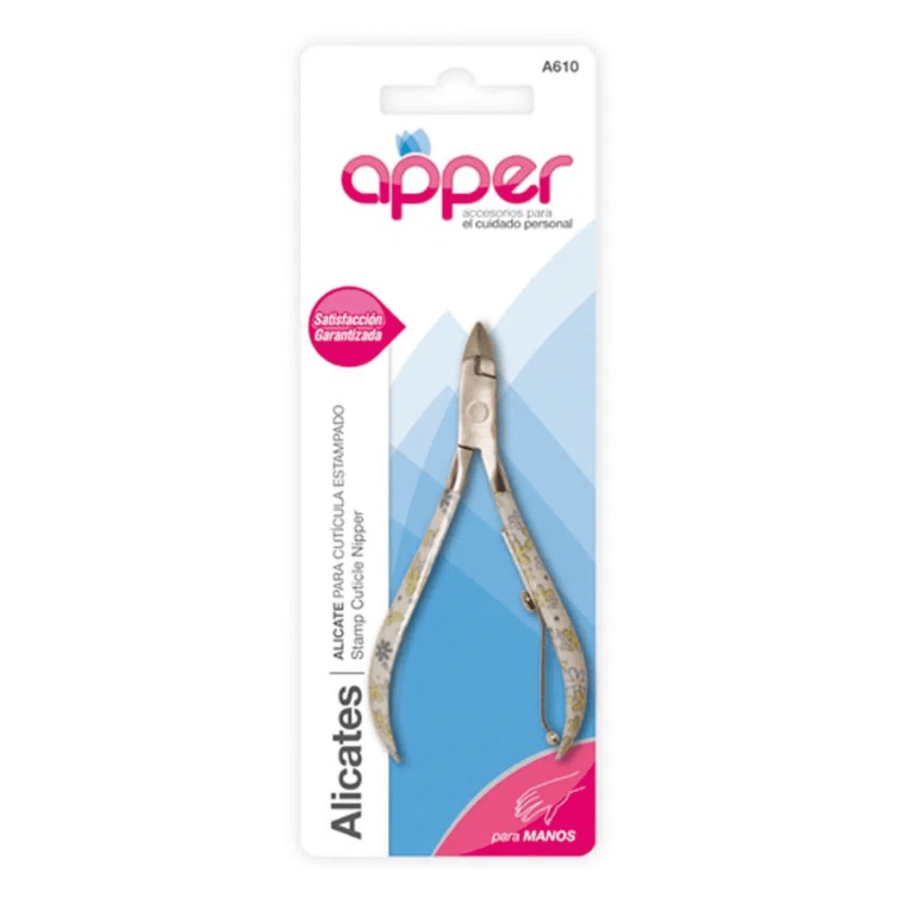 Alicate para cutícula estampado APPER