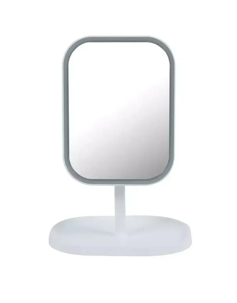 Espejo de mesa con luz led