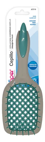 Cepillo de cabello desenredante con accesorio