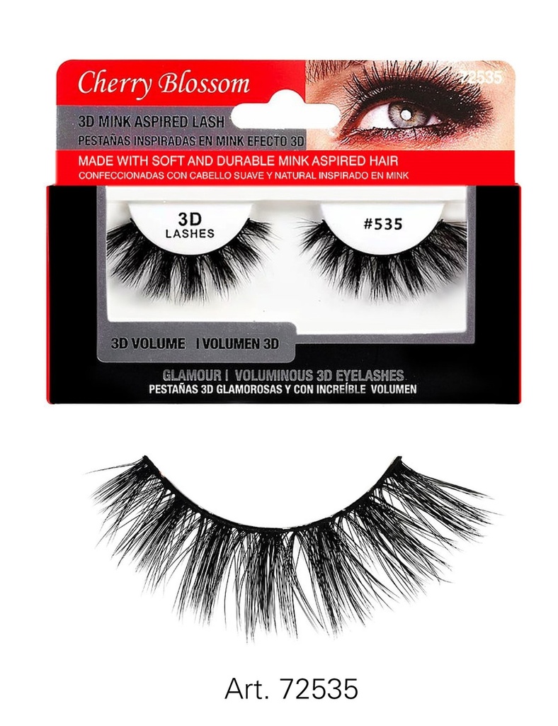 Pestañas postizas Mink Cherry Blossom #535
