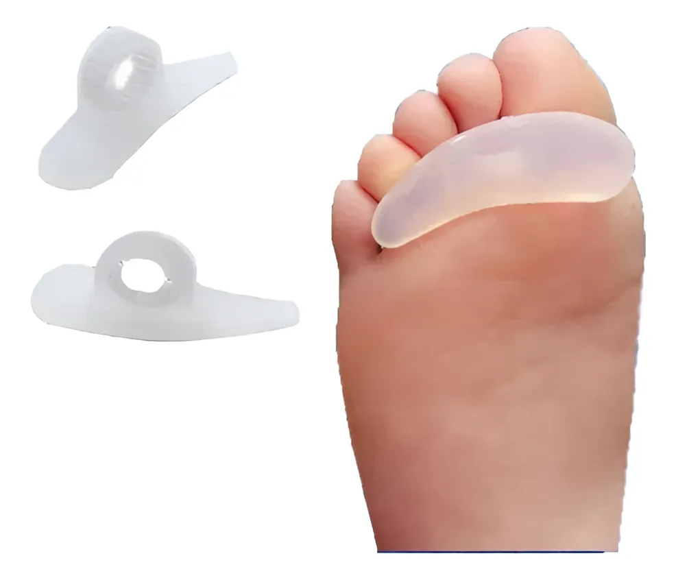 ALMOHADILLAS PARA DEDOS EN GARRA O MARTILLO DE GEL PURO. Blister x 2 unidades, tamaño grande 