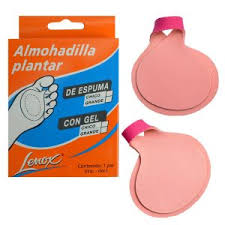 ALMOHADILLA PLANTAR LÁTEX DE ESPUMA (1 PAR), tamaño chico 