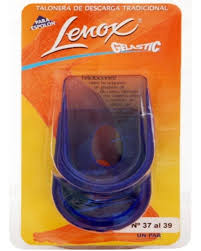 TALONERAS LENOX GELASTIC PARA ESPOLÓN DESCARGA TRADICIONAL ECONÓMICA. Blister x 2 unidades. Talle L