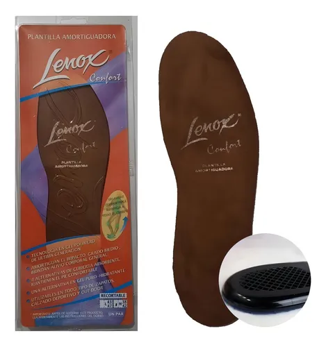 PLANTILLA AMORTIGUADORA CONFORT GAMUZADA. Talle M 38/42