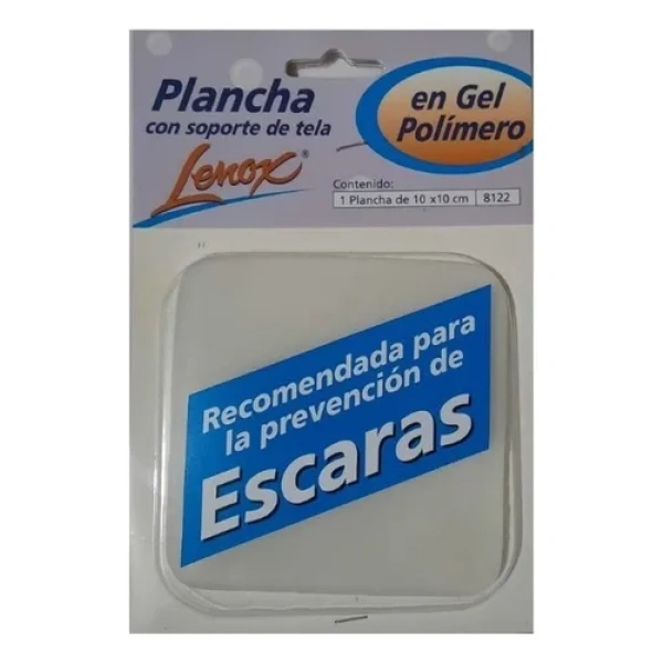 PLANCHAS DE GEL CON TELA. ENVASE x 1 Unid. 10 x 20 cm s/autoadh.