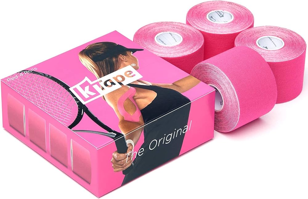 K-TAPE KUMBRINK. CAJA X 4 ROLLOS (5 mts x 5 mts) Fucsia