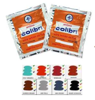 [BR3016] ESENCIAL ANILINA COLIBRI - TEÑIDO EN FRIO (sobre x 20gr)