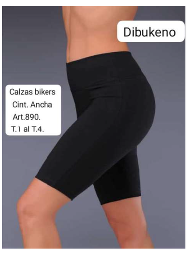 [BR5013] KIT X 6 UNIDADES - CALSAS CHUPIN NEGRA (T3, T4, T5, T6) Precio x unidad