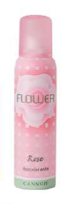 [BR6019] CANNON - FLOWER ROSE - DESODORANTE AEROSOL  123 ML. 