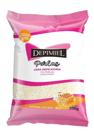 [BR7000] Cera en Perlas Natural x 200g