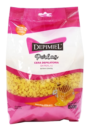[BR7004] Cera en Perlas Natural x 800g