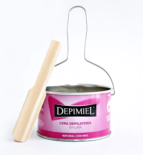 [BR7012] CERA EN LATA NATURAL CON ESTUCHE x 200gr