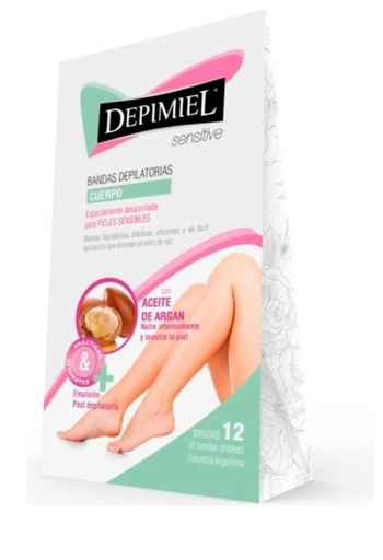 [BR7017] Bandas Dep. c/Cera p/Cuerpo x 30g-Sensitive