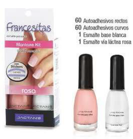 [BR14005] JACTANS KIT DE ESMALTE FRANCESITA ROSA