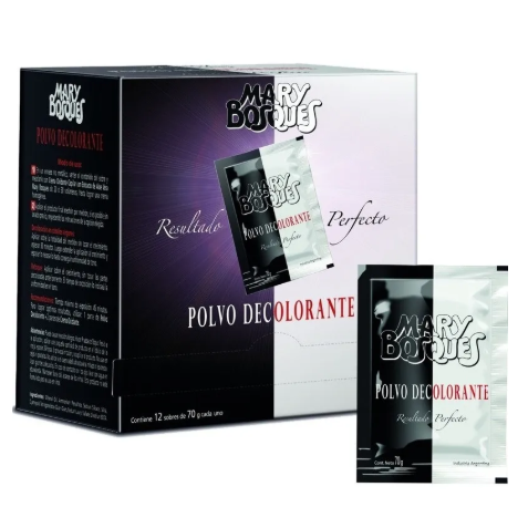 [BR15004] Polvo Decolorante-resultado perfecto-sobre x 70 g.-caja x 12 u.-