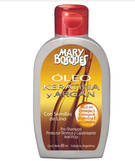 [BR15031] M.BOSQUES Oleo Keratina y Argán-frasco x 60 ml.-caja x 6 u.-