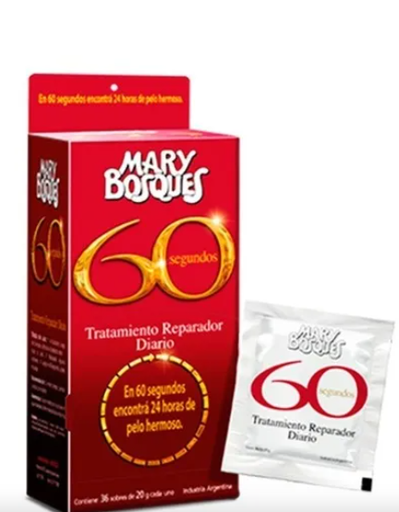 [BR15035] 60 Segundos-tratamiento reparador diario-sobre x 20 g.-caja x 36 u.-