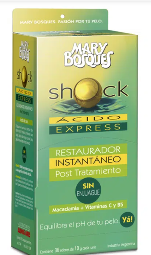 [BR15046] Shock Acido Express-restaurador instantáneo-sin enjuague-sobre x 10 g-caja x 36 u-