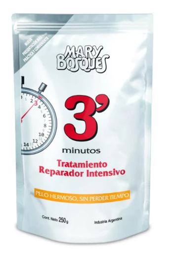[BR15064] 3' Minutos-tratamiento reparador intensivo-doypack x 250 g.-