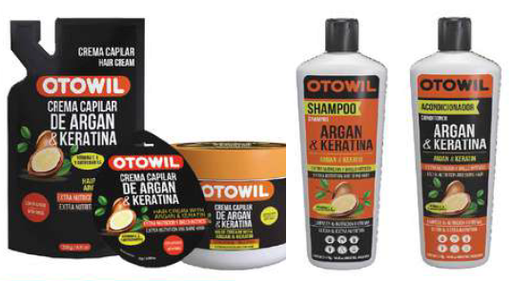 [BR17032] Crema Capilar de Argán & Keratina | Shampoo x 410ml.            PROMO!!