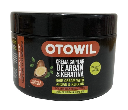 [BR17056] CREMA ARGAN Y KERATINA - Pote x 250 gr