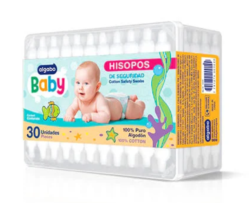 [BR80010] PROMO Algabo Baby hisopos x 30 uni.     PROMO!! 