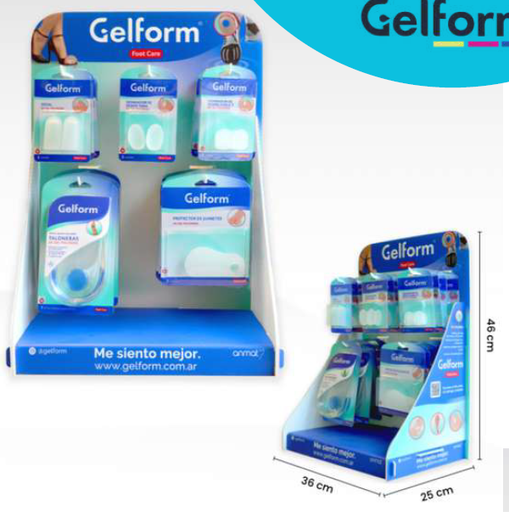 [BR70001] GELFORM - EXHIBIDOR DE GEL CHICO 1 + CARGA