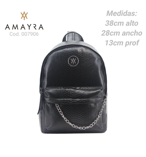 [PL.MA 007906      ] MOCHILA AMAYRA NEGRA                              
