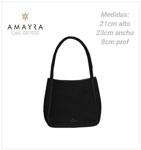 [PL.MA 007930      ] CARTERA AMAYRA NEGRA  PL.MA 007930      