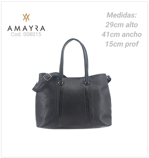 [PL.MA 008015      ] CARTERA AMAYRA NEGRA  PL.MA 008015      