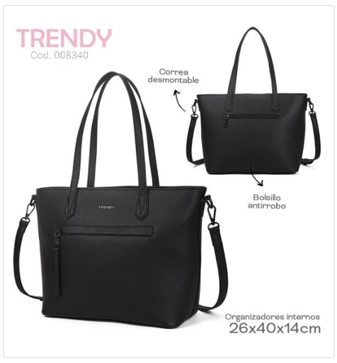 [PL.MA 008340      ] CARTERA TOTE TRENDY                              