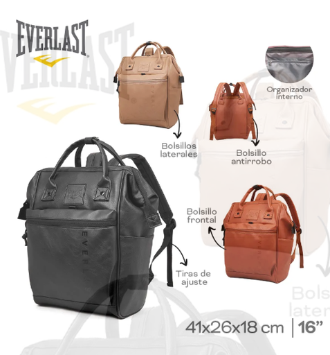 [PL.MA 009009      ] MOCHILA EVERLAST  PL.MA 009009      