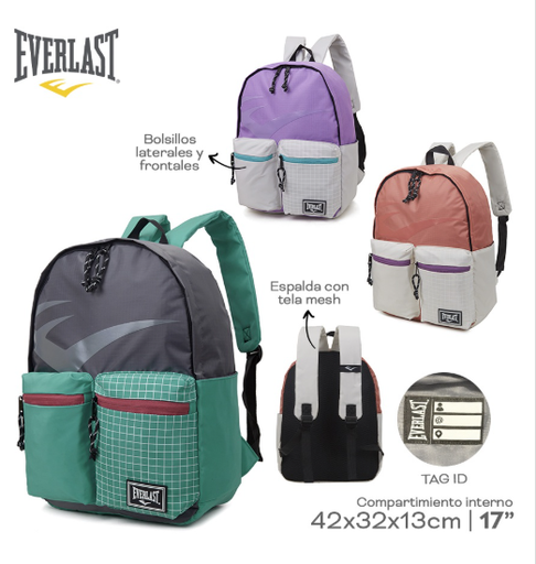 [PL.MA 009078      ] MOCHILA EVERLAST  PL.MA 009078      