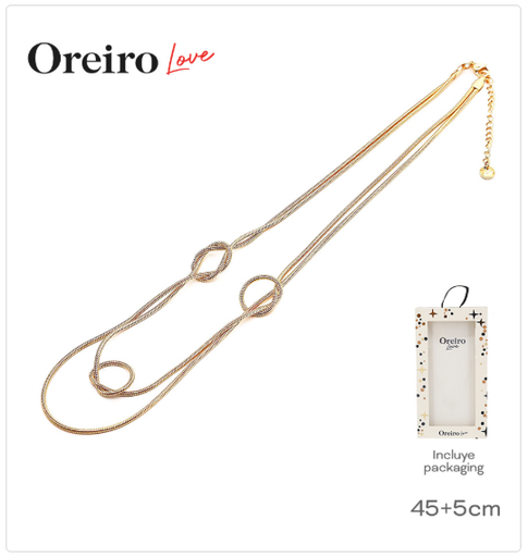 [PL.AC 010994      ] COLLAR ACERO DORADO  PL.AC 010994      