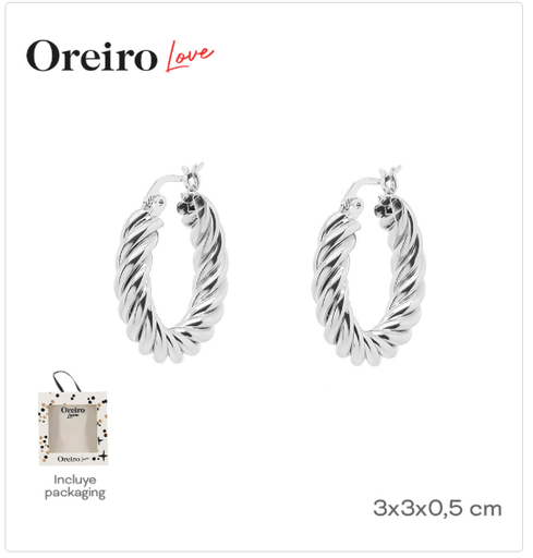 [PL.AC 011019      ] AROS ACERO DORADO OREIRO  PL.AC 011019      
