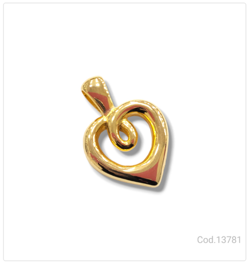 [PL.AC 13781       ] DIJE ACERO ENCHAPADO ORO  PL.AC 13781       