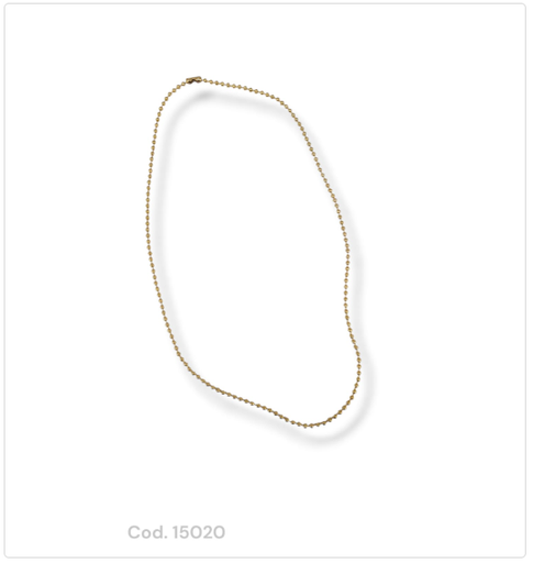 [PL.AC 15020       ] CADENA ACERO DORADO  PL.AC 15020       