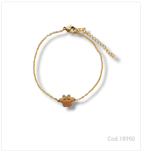 [PL.AC 18950       ] PULSERA ACERO DORADO  PL.AC 18950       