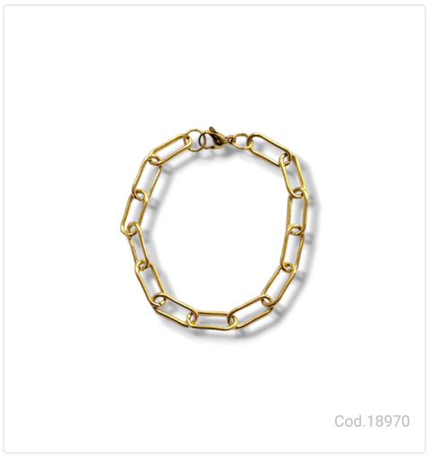 [PL.AC 18970       ] PULSERA ACERO DORADO  PL.AC 18970       